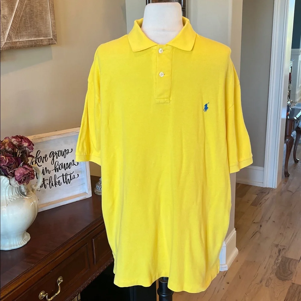 Ralph Lauren Bright Yellow Polo Shirt